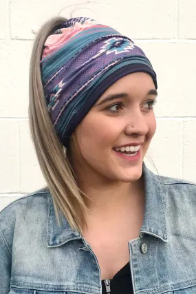 Antique Serape Peek-A-Boo Beanie