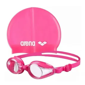 Arena Pool Set Jr 9242392 fuchsia clear white