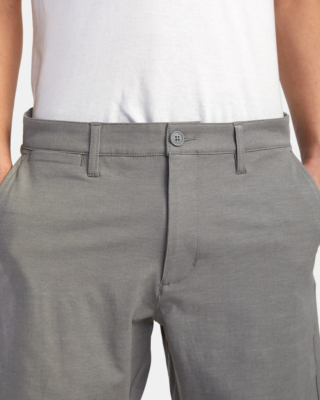 Back In Hybrid Walkshorts 19" - Athletic Heather