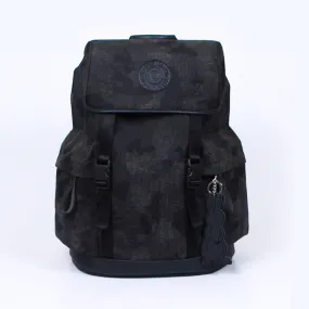 beat black camo backpack