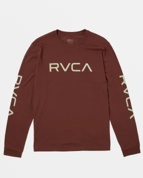 Big RVCA Long Sleeve Tee - Red Earth