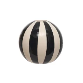 Black and White Ball Vase