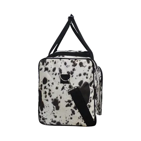 Black Cowhide NGIL Canvas 20" Duffle Bag