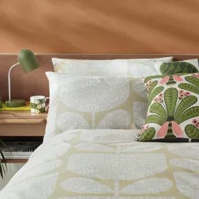 Block Garden Bed Linen Cream