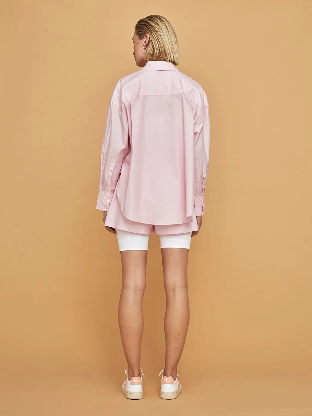 Boyfriend Button Up - Pink