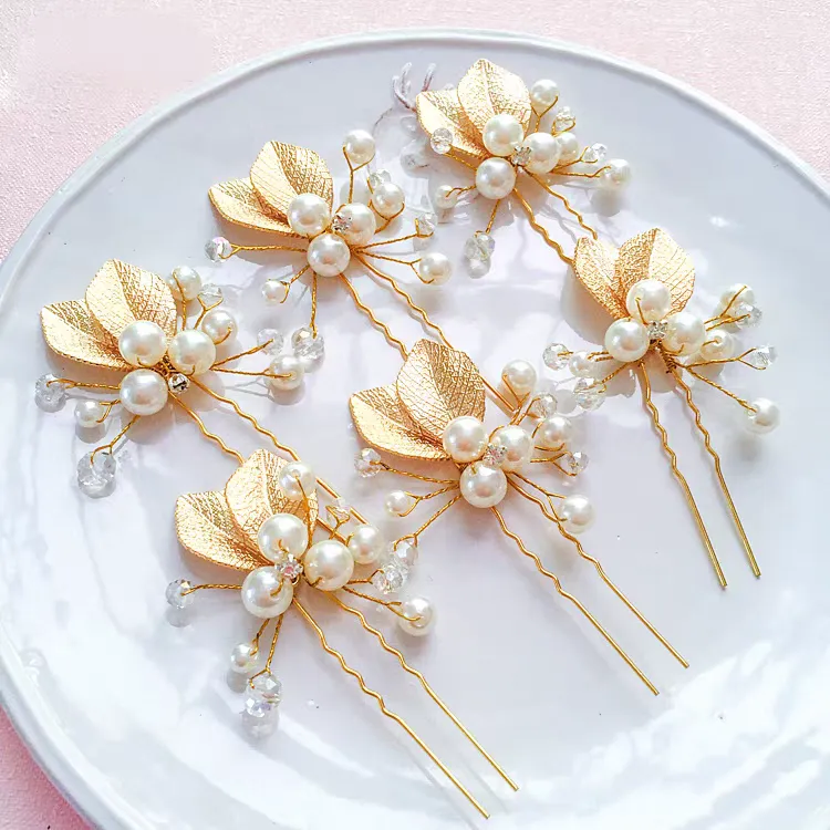 Bridal Hairpiece/Earrings/Clips Set