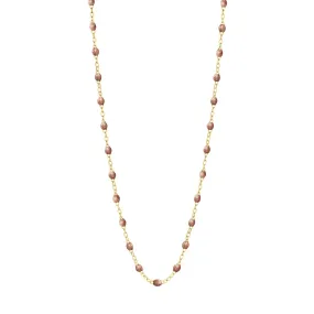 Classic Gigi Copper necklace, yellow gold, 16.5"