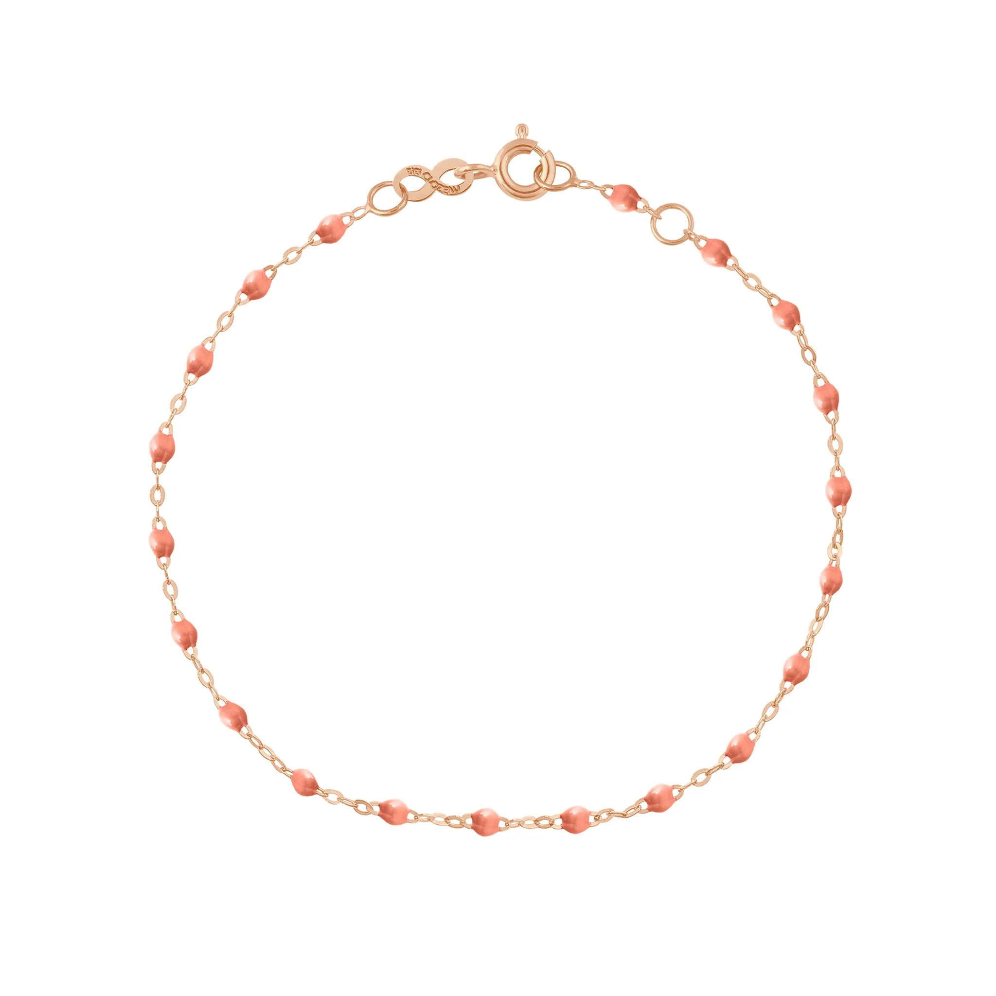 Classic Gigi Saumon bracelet, Rose Gold, 6.7"