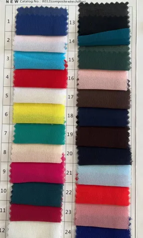 Composite Wire Chiffon Colour Chart