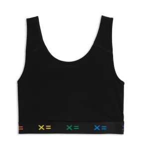 Compression Top - Black X= Rainbow