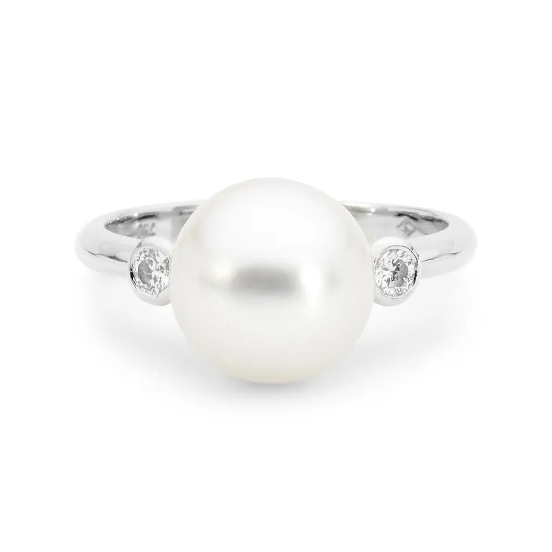 Diamond and Pearl Ring