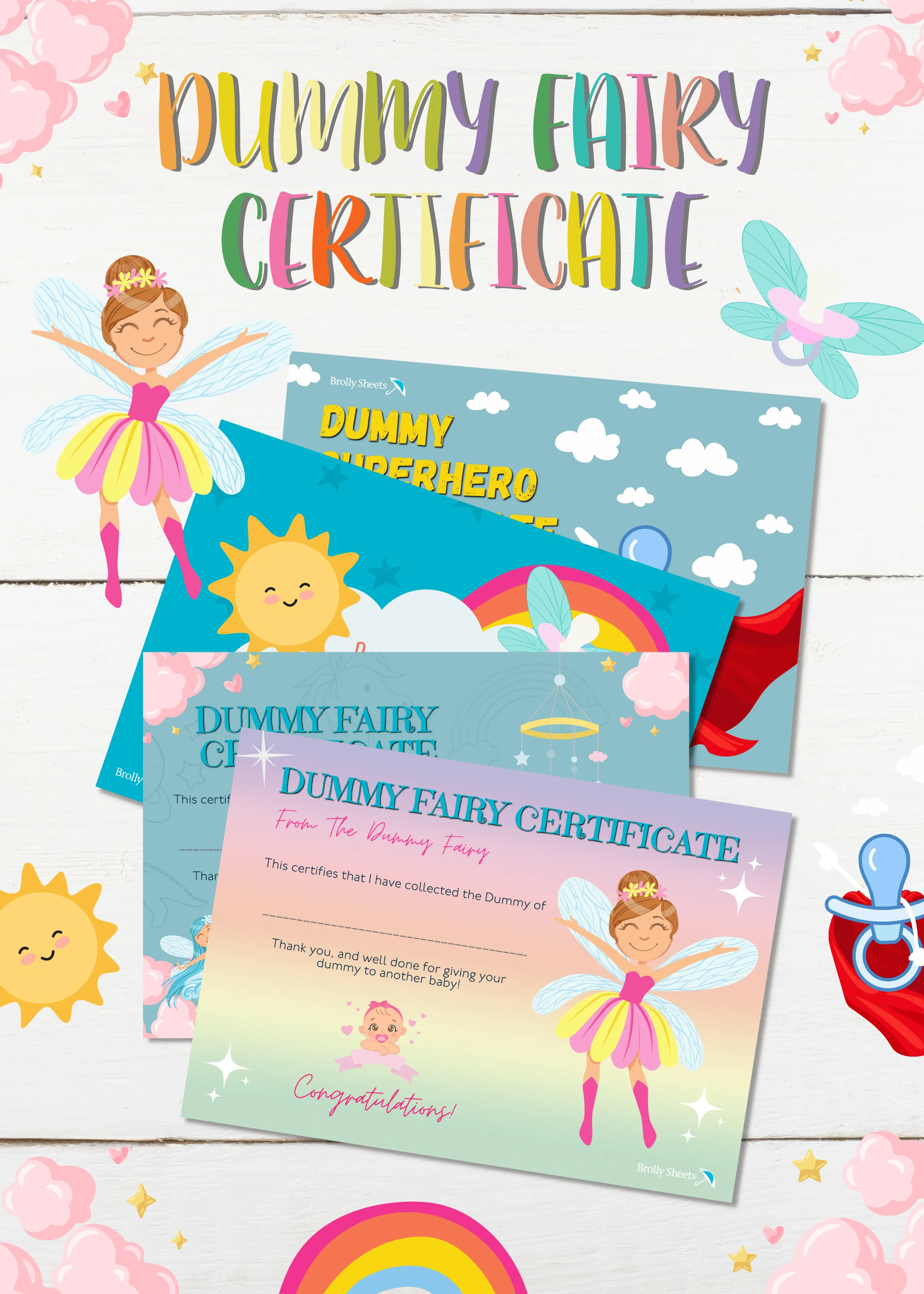 Dummy Fairy Letter & Certificate