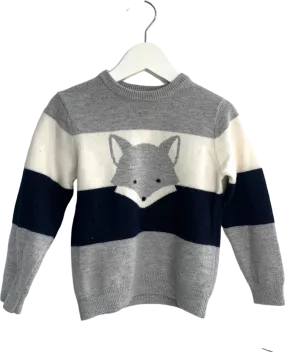 Jacadi Grey Fox Jumper 4 Years