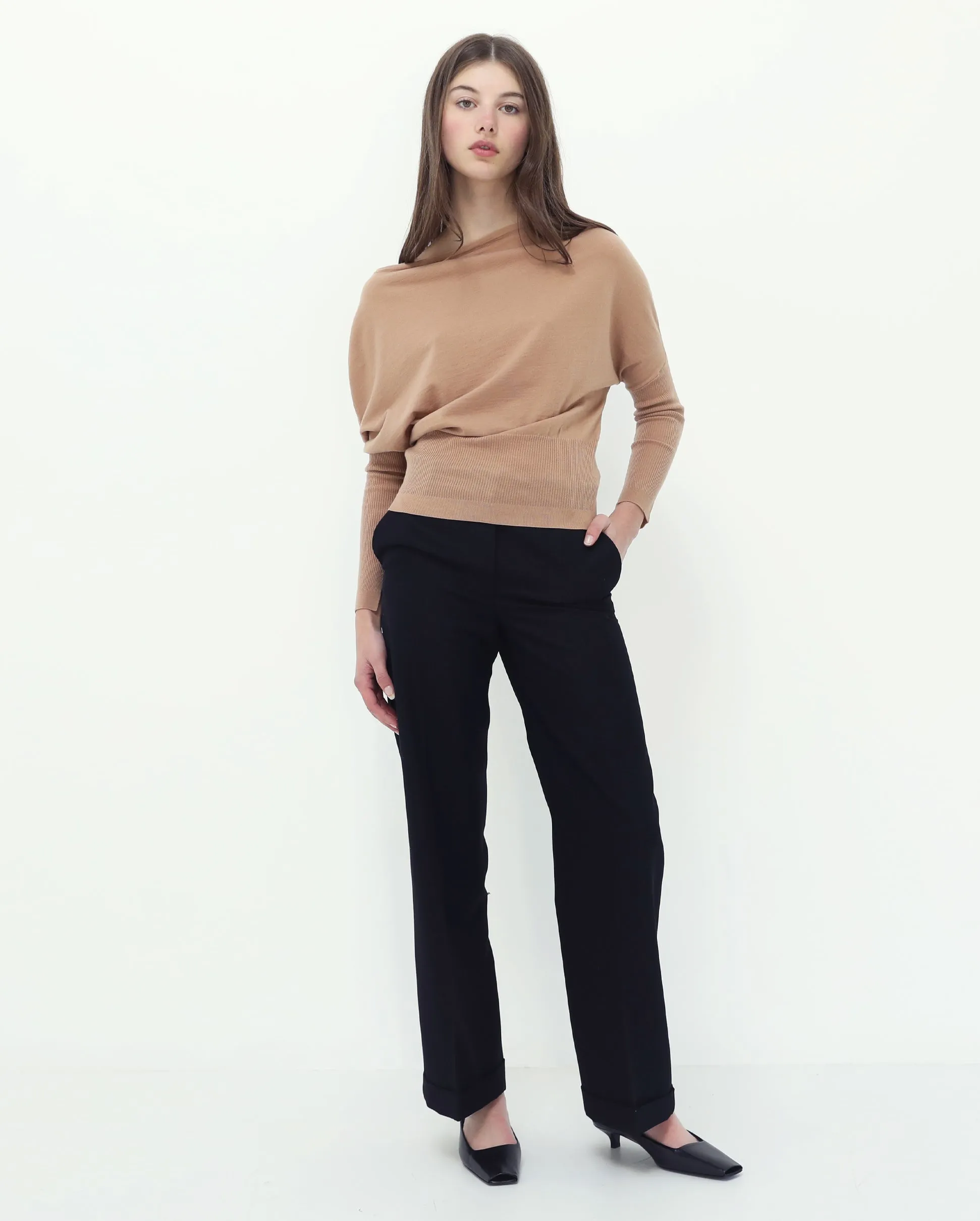 LAVINA SWEATER / CAMEL