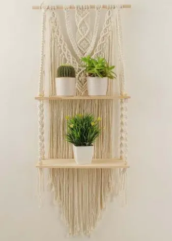 Macrame Wall Shelf