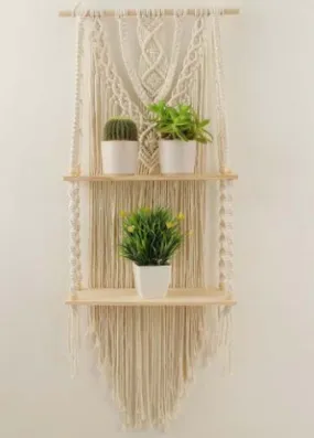 Macrame Wall Shelf