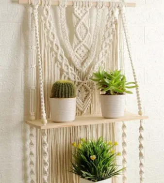 Macrame Wall Shelf