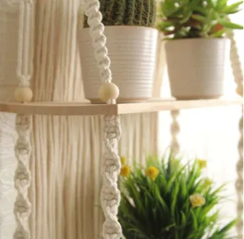 Macrame Wall Shelf