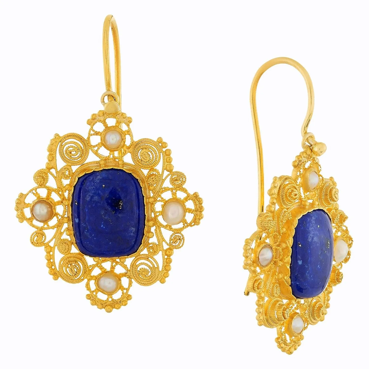 Marquessa Of Rockingham Lapis Earrings