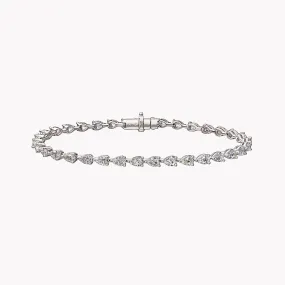 Medium Pear Shape East-West Tennis Bracelet