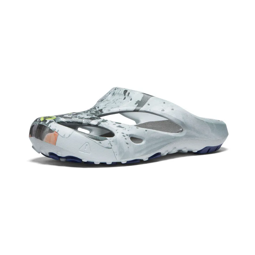 Men's Shanti Arts Clog x PG&AK  |  Silver Birch/Blue Depths