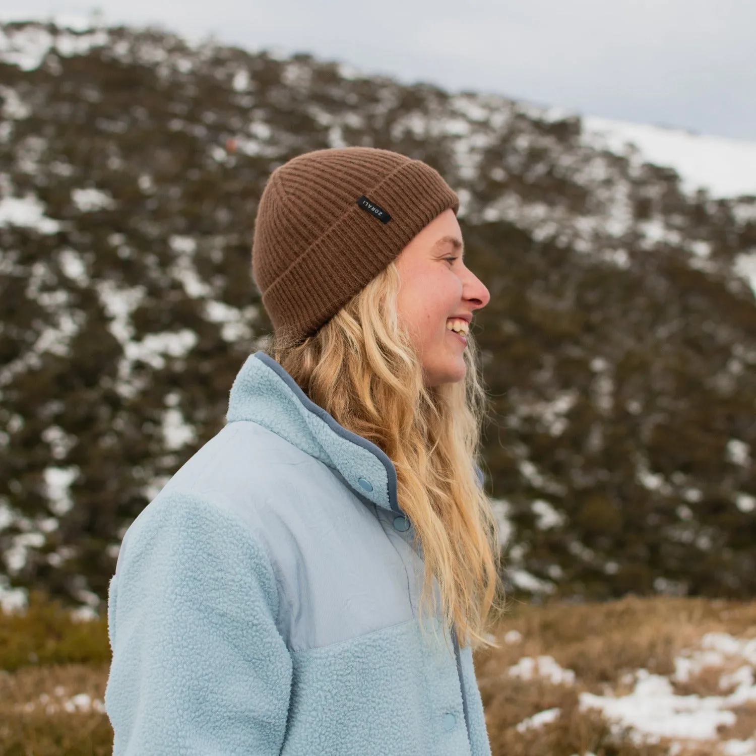 Merino Beanie Brown