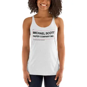 Michael Scott Paper Co. Women's Racerback Tank