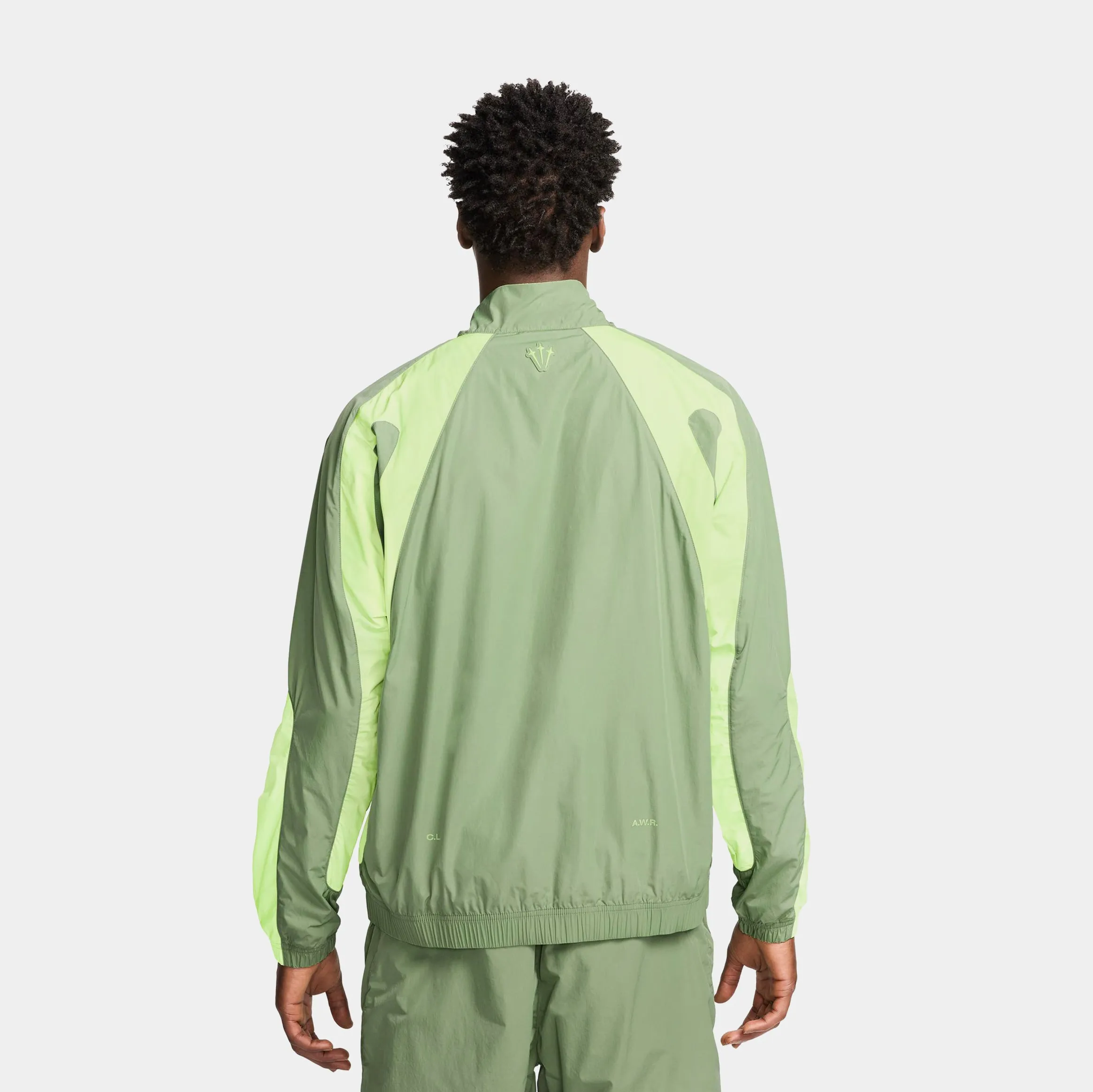 NOCTA Track Mens Jacket (Oil Green/Light Liquid Lime/Light Liquid Lime)