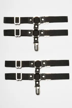 PEEK-A-BOO Elastic Garter Set