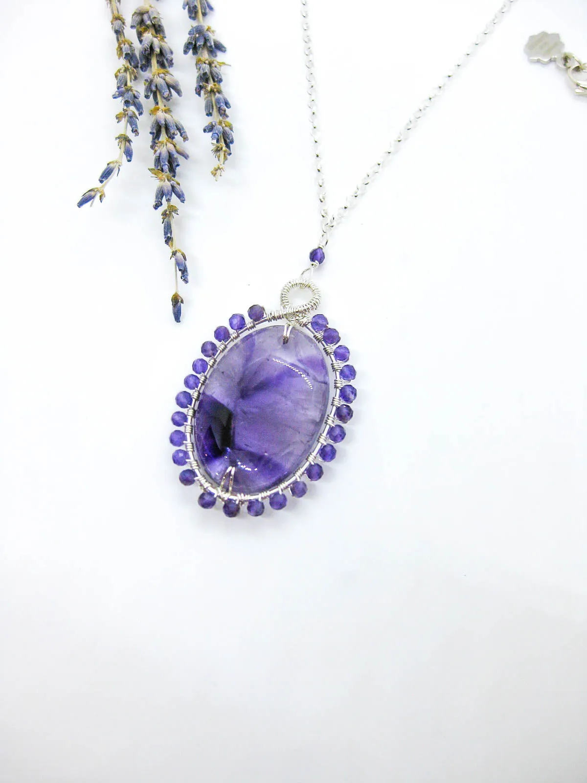 Peony: Amethyst 22 Necklace - n602oak