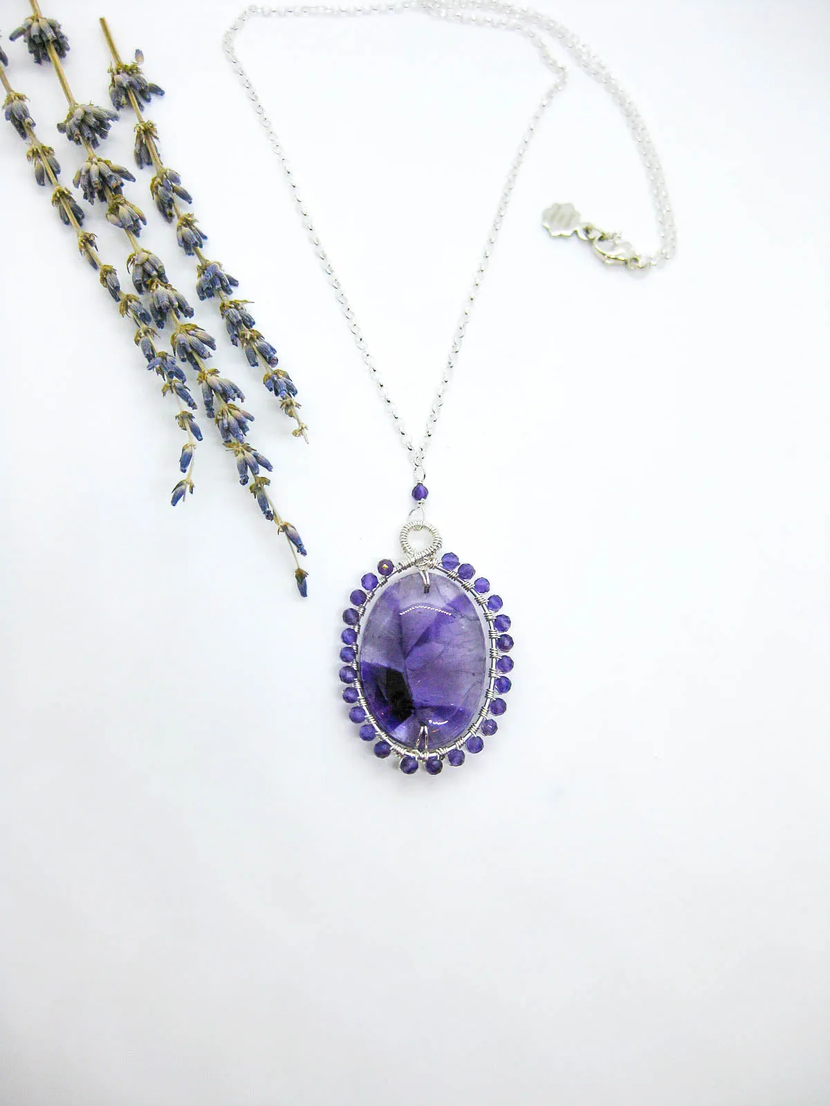 Peony: Amethyst 22 Necklace - n602oak