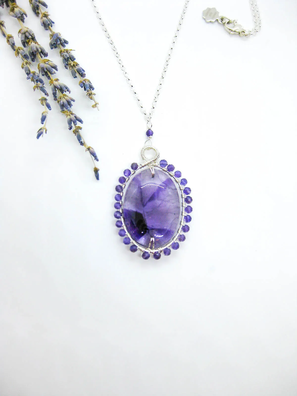 Peony: Amethyst 22 Necklace - n602oak