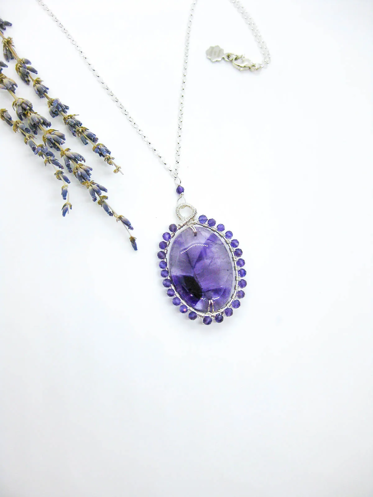 Peony: Amethyst 22 Necklace - n602oak