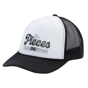 Pieces Cali's Finest Trucker Hat White Black