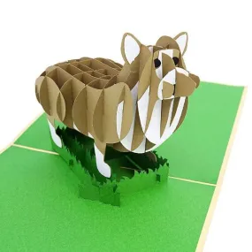 PopLife Corgi Puppy 3D Pop Up Greeting Card