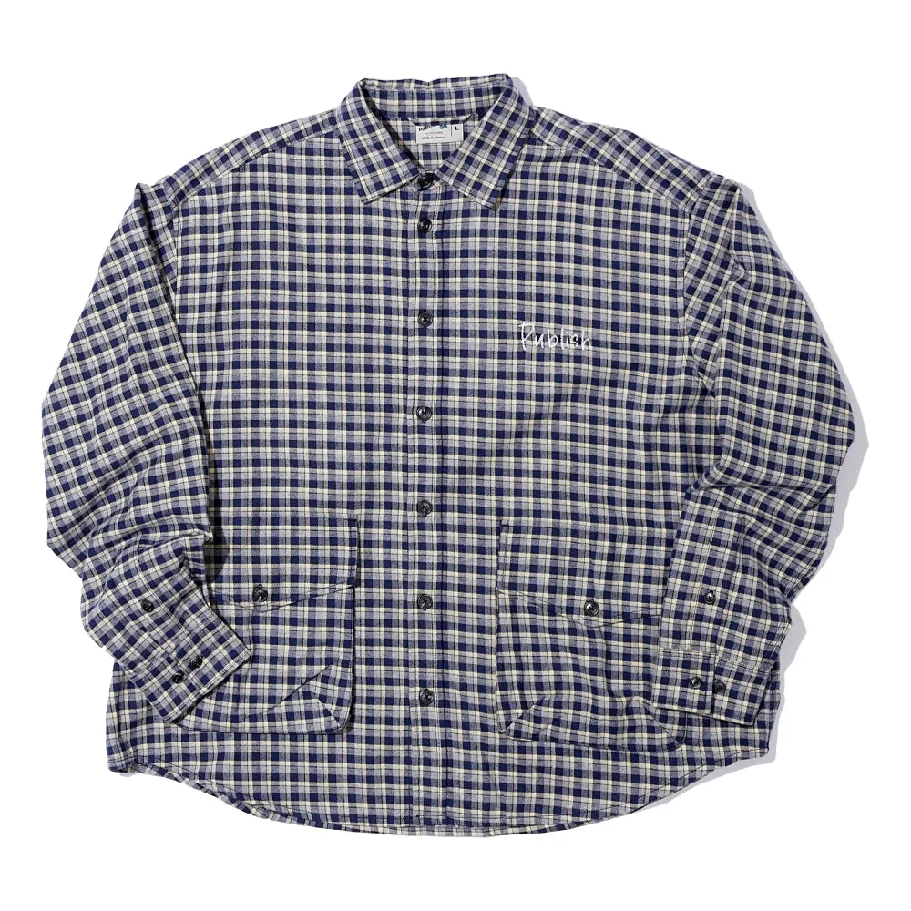 PUBLISH TRACTION POCKET FLANNEL SHIRT-IVY GREEN