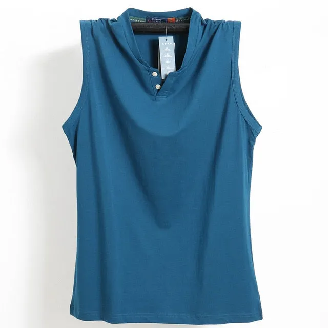 Pure Cotton V-Neck Tank