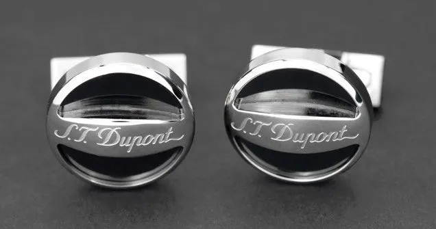 S.T. Dupont Satin Black Cuffllinks