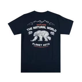 Star Wars Hoth Wildlife Expeditions Navy Tee