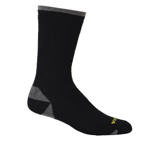 Terra Men's 2 PK Crew Work Sock - Black