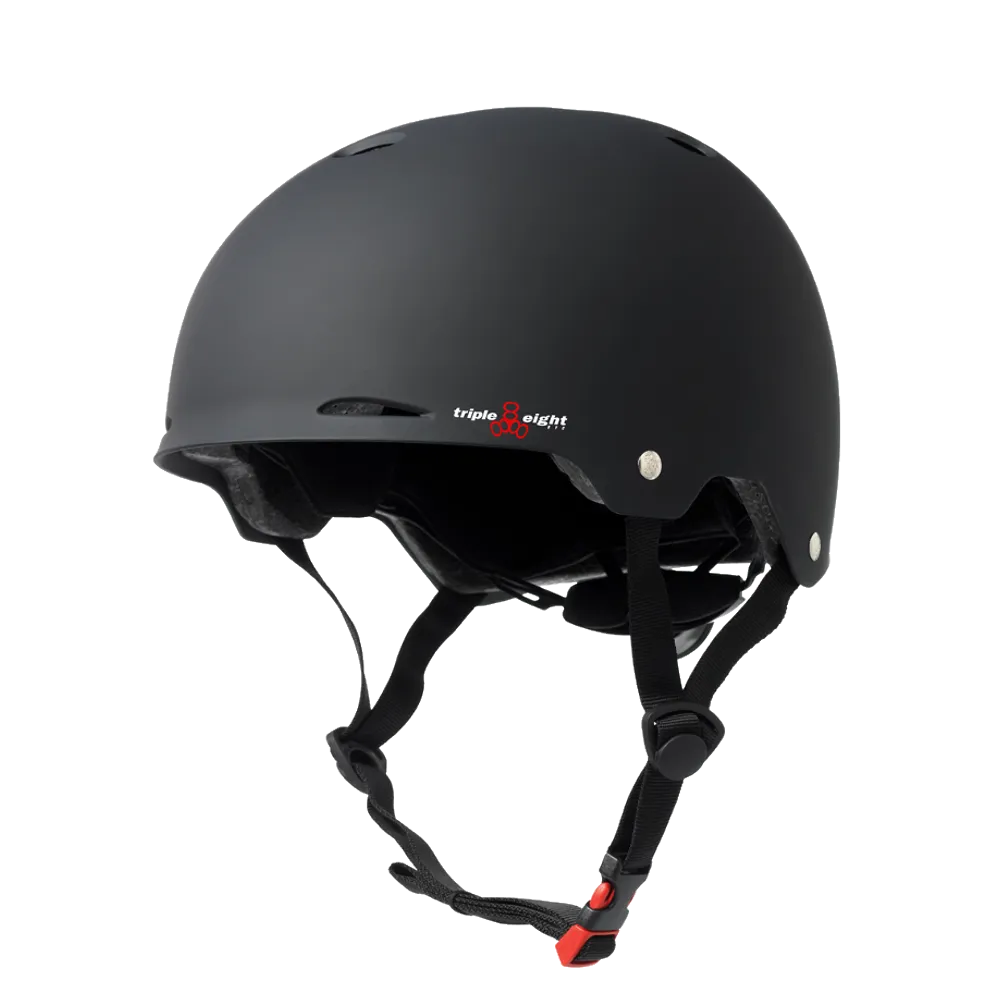 Triple 8 Gotham Dual Certified Helmet - Black Rubber