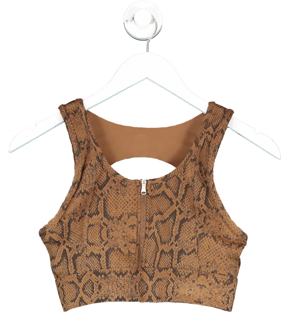 Varley Brown Lets Go Fay Sports Bra UK S