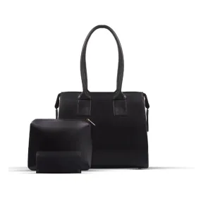 Vivan Black 3 Piece HandbBag