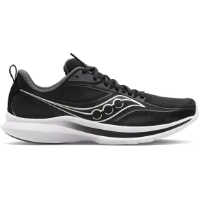 Women's Saucony Kinvara 13, BLACK/SILVER, 9.5 B Medium