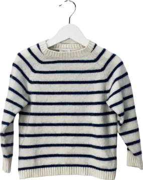 ZARA White Cashmere Knit Jumper 4 Years